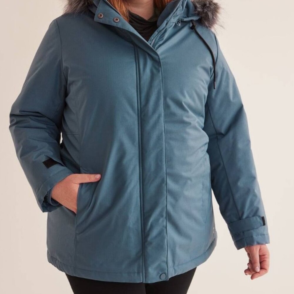 3-in-1 convertible jacket 3 season soft steel blue
